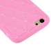 Rhinestone Soft Silicone Case Cover for iPhone 6 4.7 inch - Pink