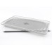 Rhombus TPU Jelly Skin Case for iPad Mini 1/2/3 - Transparent White