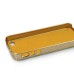 Roadster Logo Twill Pattern Electroplated Hard Case For iPhone 4S - Gold / Porsche