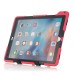 Robot Silicone And Plastic Stand Defender Case With Touch Screen Film for iPad Pro 12.9 inch - Red