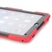 Robot Silicone And Plastic Stand Defender Case With Touch Screen Film for iPad Pro 12.9 inch - Red