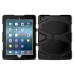 Robot Silicone And Plastic Stand Defender Case With Touch Screen Film for iPad Pro 9.7 inch - Black