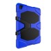 Robot Silicone And Plastic Stand Defender Case With Touch Screen Film for iPad Pro 9.7 inch - Blue