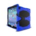 Robot Silicone And Plastic Stand Defender Case With Touch Screen Film for iPad Pro 9.7 inch - Blue