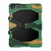 Robot Silicone And Plastic Stand Defender Case With Touch Screen Film for iPad Pro 9.7 inch - Camouflage