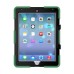 Robot Silicone And Plastic Stand Defender Case With Touch Screen Film for iPad Pro 9.7 inch - Green