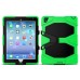 Robot Silicone And Plastic Stand Defender Case With Touch Screen Film for iPad Pro 9.7 inch -  Light green