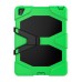 Robot Silicone And Plastic Stand Defender Case With Touch Screen Film for iPad Pro 9.7 inch -  Light green