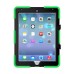 Robot Silicone And Plastic Stand Defender Case With Touch Screen Film for iPad Pro 9.7 inch -  Light green