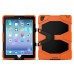 Robot Silicone And Plastic Stand Defender Case With Touch Screen Film for iPad Pro 9.7 inch - Orange