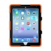 Robot Silicone And Plastic Stand Defender Case With Touch Screen Film for iPad Pro 9.7 inch - Orange