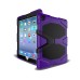 Robot Silicone And Plastic Stand Defender Case With Touch Screen Film for iPad Pro 9.7 inch - Purple