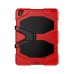 Robot Silicone And Plastic Stand Defender Case With Touch Screen Film for iPad Pro 9.7 inch - Red