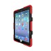 Robot Silicone And Plastic Stand Defender Case With Touch Screen Film for iPad Pro 9.7 inch - Red