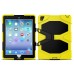 Robot Silicone And Plastic Stand Defender Case With Touch Screen Film for iPad Pro 9.7 inch - Yellow