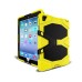 Robot Silicone And Plastic Stand Defender Case With Touch Screen Film for iPad Pro 9.7 inch - Yellow