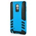 Rocket Style TPU and PC Hybrid Case for Samsung Galaxy Note 4 - Blue