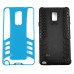 Rocket Style TPU and PC Hybrid Case for Samsung Galaxy Note 4 - Blue