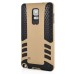 Rocket Style TPU and PC Hybrid Case for Samsung Galaxy Note 4 - Gold