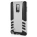 Rocket Style TPU and PC Hybrid Case for Samsung Galaxy Note 4 - Silver