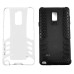 Rocket Style TPU and PC Hybrid Case for Samsung Galaxy Note 4 - Silver