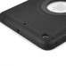 Rotatable Flip Stand Plastic Hard Case Cover For iPad Mini 1/2/3 - Black