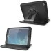 Rotatable Flip Stand Plastic Hard Case Cover For iPad Mini 1/2/3 - Black