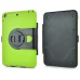 Rotatable Flip Stand Plastic Hard Case Cover For iPad Mini 1/2/3 - Green