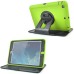 Rotatable Flip Stand Plastic Hard Case Cover For iPad Mini 1/2/3 - Green