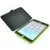 Rotatable Flip Stand Plastic Hard Case Cover For iPad Mini 1/2/3 - Green