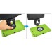 Rotatable Flip Stand Plastic Hard Case Cover For iPad Mini 1/2/3 - Green