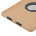 Rotatable Flip Stand Plastic Hard Case Cover for iPad 5 - Coffee