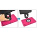 Rotatable Flip Stand Plastic Hard Case Cover for iPad Mini 1/2/3 - Magenta