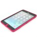 Rotatable Flip Stand Plastic Hard Case Cover for iPad Mini 1/2/3 - Magenta