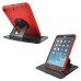 Rotatable Flip Stand Plastic Hard Case Cover for iPad Mini 1/2/3 - Red