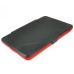 Rotatable Flip Stand Plastic Hard Case Cover for iPad Mini 1/2/3 - Red