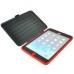 Rotatable Flip Stand Plastic Hard Case Cover for iPad Mini 1/2/3 - Red