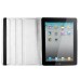 Round Dot Pattern 360 Degree Rotatable Flip Stand Leather Case Cover for iPad 2/3/4 - White