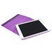 Round Dot Pattern 360 Degree Swivel Rotation Folio Leather Flip Stand Case Cover With Sleep Wake Function For iPad Air 2 (iPad 6)- Purple