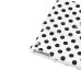 Round Dot Pattern 360 Degree Swivel Rotation Folio Leather Flip Stand Case Cover With Sleep Wake Function For iPad Air 2 (iPad 6)- White