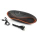 Rugby Shape Bluetooth Portable Mini Digital Speaker - Black/Orange