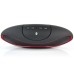 Rugby Shape Bluetooth Portable Mini Digital Speaker - Black/Red