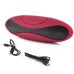 Rugby Shape Bluetooth Portable Mini Digital Speaker - Red