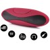 Rugby Shape Bluetooth Portable Mini Digital Speaker - Red