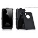 Rugged Hard Plastic Case For iPhone 4S (Black)