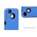 Rugged Hard Plastic Case For iPhone 4S (Blue)