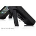 Rugged Hard Plastic Case With 360 Degree Rotating Holster Clip For iPhone 4S (Black)