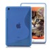 S-Line Flexible TPU Skin Case for iPad Mini 1/2/3 - Blue