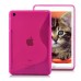 S-Line Flexible TPU Skin Case for iPad Mini 1/2/3 - Magenta