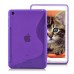 S-Line Flexible TPU Skin Case for iPad Mini 1/2/3 - Purple